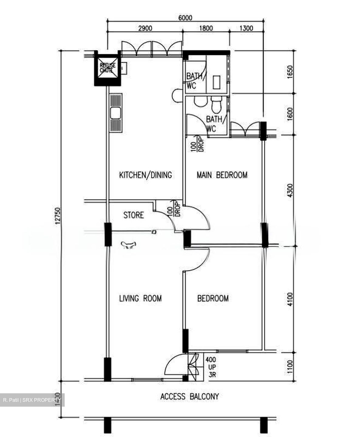 Blk 243 Tampines Street 21 (Tampines), HDB 3 Rooms #608658451